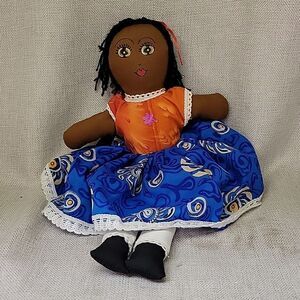 COLOURFUL EXOTIC CARIBBEAN RAG DOLL BY RIMA ST MAARTEN
